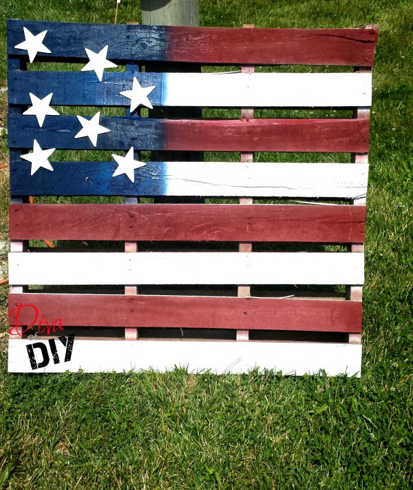 American Flag Pallet Project