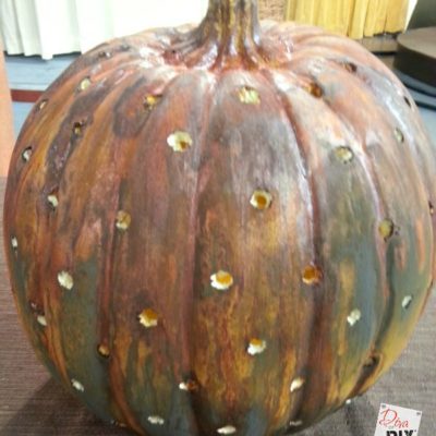 Rustic Pumpkin Decor: An Easy Way to Rust Your Pumpkin
