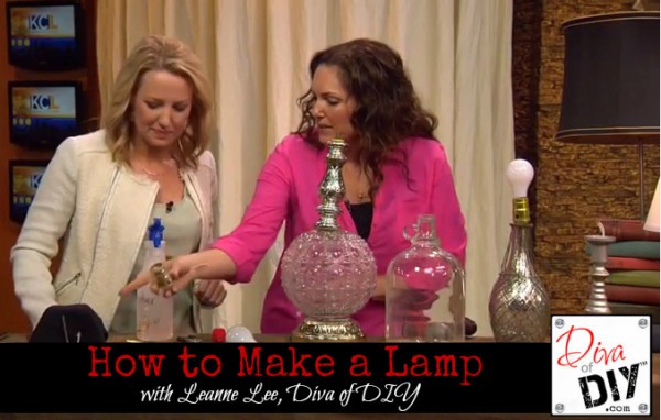 How to Make a Lamp Out of Garage Sale Finds