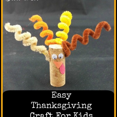 Thanksgiving Crafts for Kids: How to Make Wine Cork Turkeys