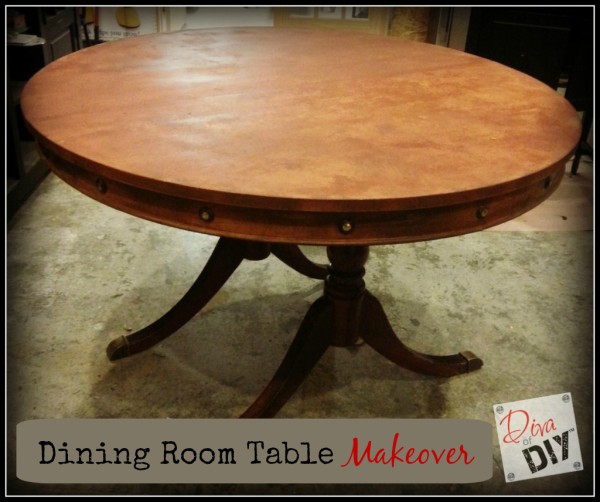 Dining Room Table Makeover