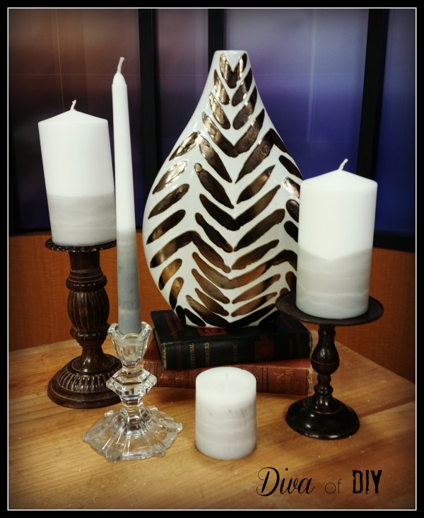 dipped candle Diva of DIY
