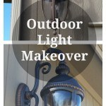 Don't throw away those outdoor light fixtures when they fade...give them a makeover with Rustoleum paint and Modern Masters Masters Metallic Paints.