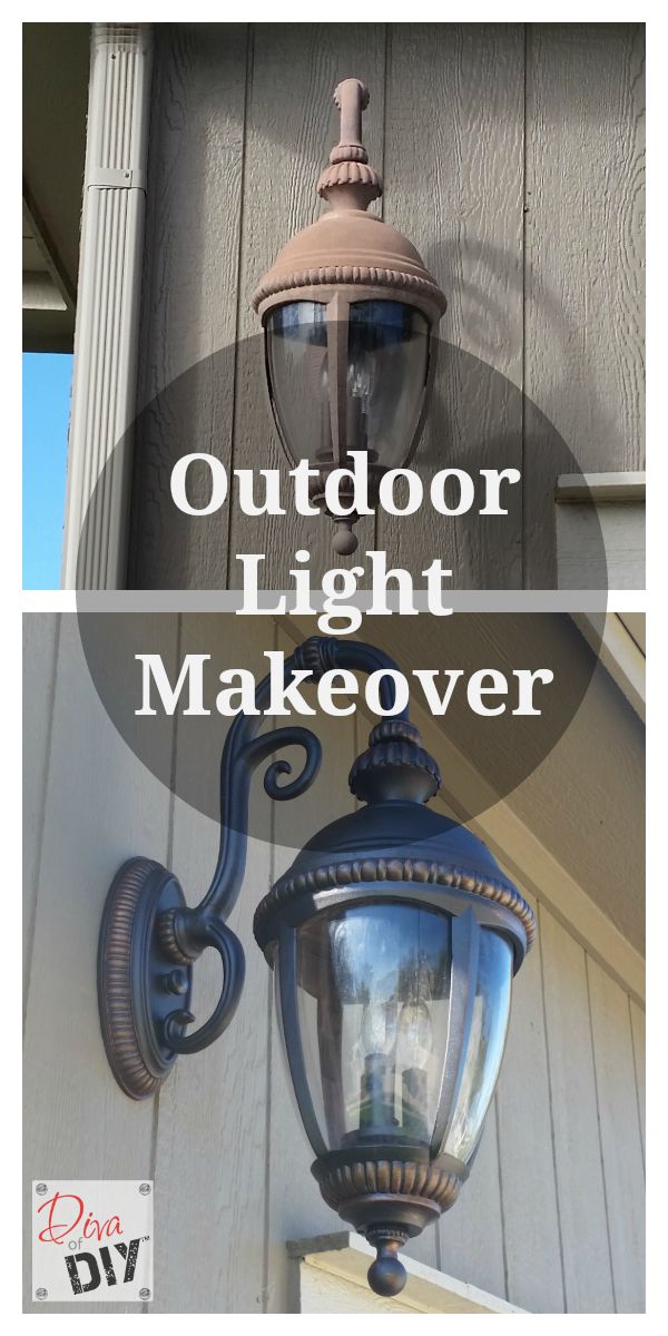 Don't throw away those faded outdoor lighting fixtures. Add instant curb appeal with this outdoor light makeover. Quick and Easy outdoor lighting DIY!