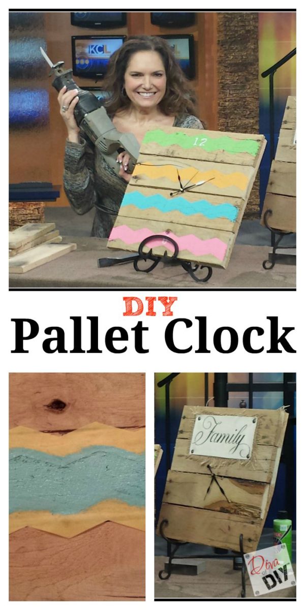 Do you like the rustic look of reclaimed wood? Let me show you how to make a pallet DIY project by making a pallet wall clock! Embellish to your style!