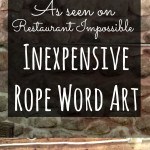 Letter and word art are all the rage for home decor right now. Let me show you how to make your own sisal rope word art.