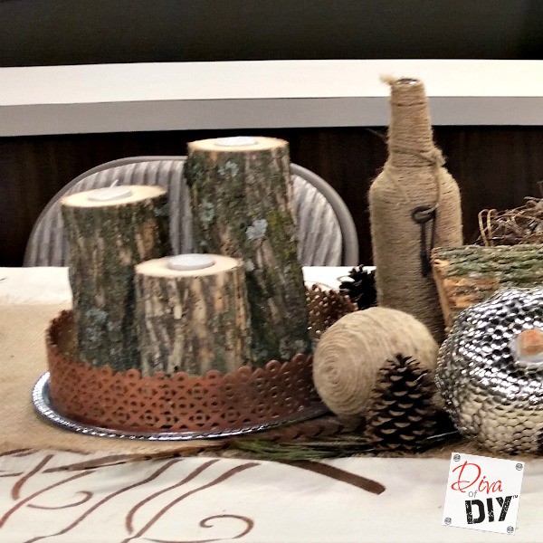Candle Holders: Make Your Own Rustic Log Holders