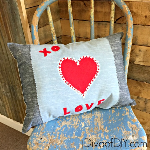 How To Make Valentine’s Day No Sew Pillows