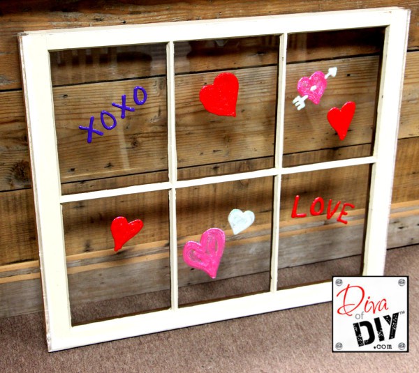 DIY Window Clings are an easy project to get the kids crafting for any upcoming holiday or occasion. The perfect Valentine's Day Kids Craft decoration!