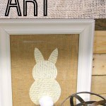 Super Simple and Inexpensive Easter Bunny Art