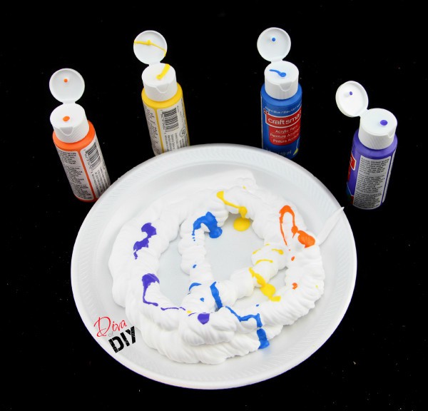 Simple Craft For Kids How To Create Shaving Cream Art