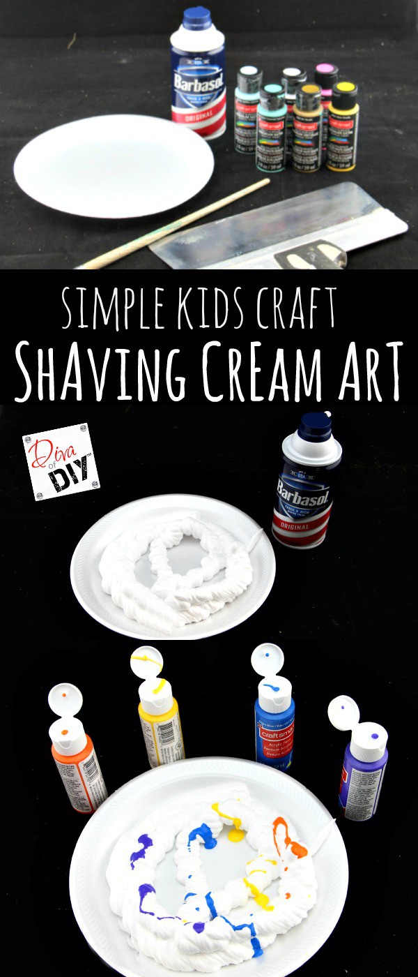 Shaving Cream Art is the perfect simple craft for kids and adults alike! The patterned paper is perfect for making your own cards or quotes! Quick and Easy!