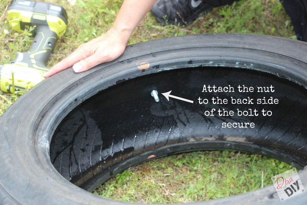 How to Attach Tires Together 