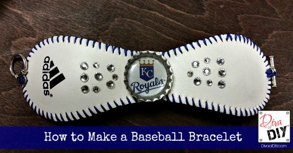 easy baseball bracelet