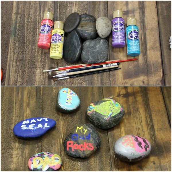 how to paint rocks