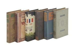 Hide some of your treasures in your platform bed with these book boxes