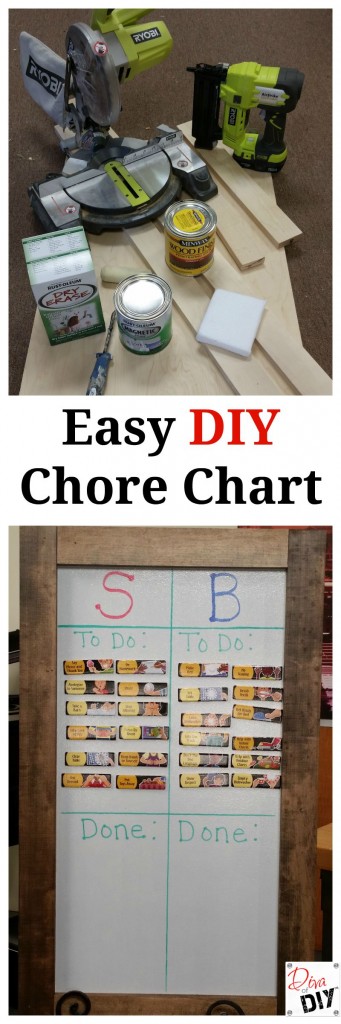 This magnetic and dry erase chore chart for kids makes it super easy for the to know exactly what is expected from them. Organization ideas for the home!