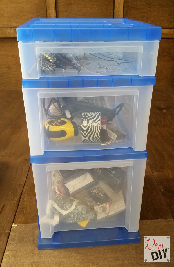 Plastic storage containers are perfect for inexpensive, portable organization. Clear the clutter by giving that boring storage container a makeover!