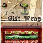 easy gift wrap organizer
