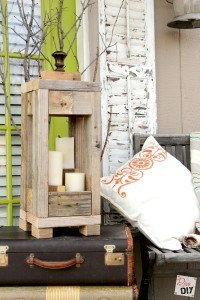 This 2x4 rustic lantern is perfect for all seasons and using pallet wood 2x4's makes it practically free! Tutorial includes design sketch and cutting list.