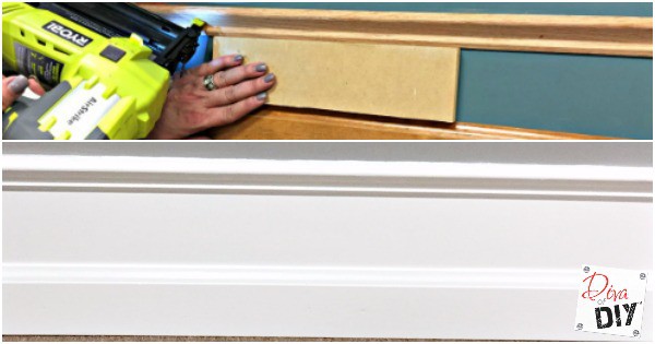 Home Improvement: Cheap and Easy Dramatic Baseboards | Diva of DIY