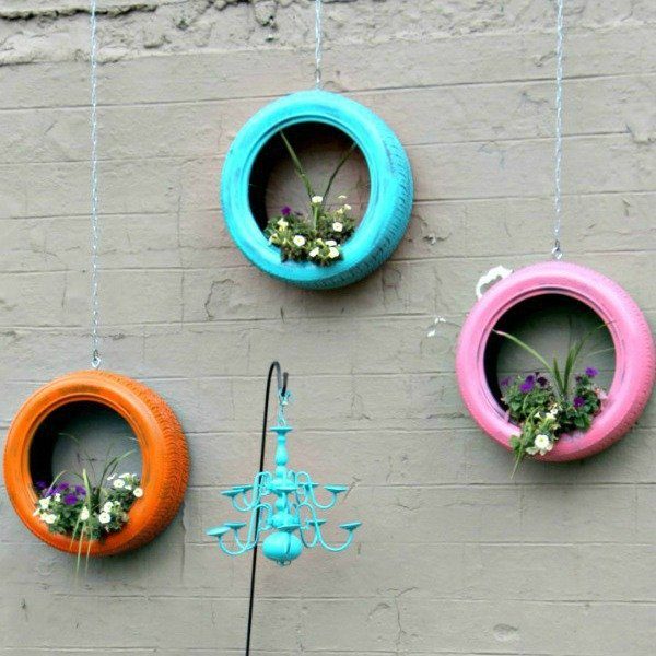 How to Make Easy and Unique DIY Tire Planters