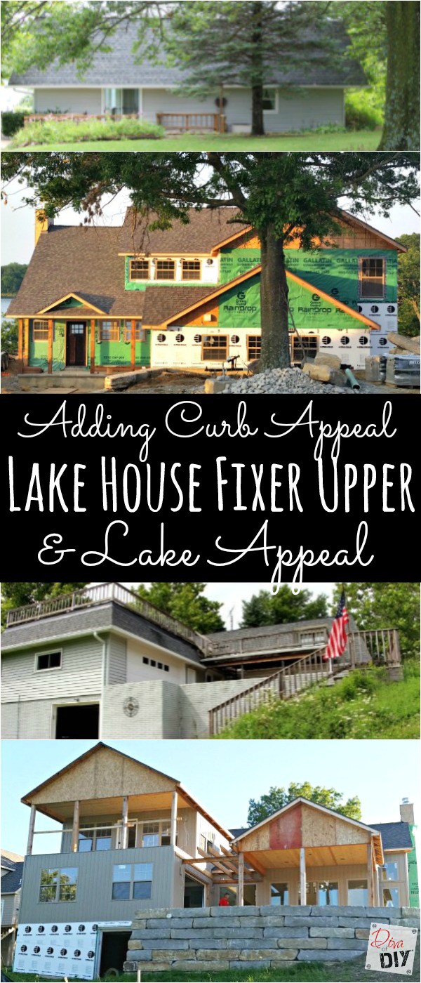 Curb Appeal is the crown jewel of any home. With our lake house fixer upper there are 2 areas of curb appeal. The front side and the lake side. Check out our curb appeal DIY ideas!