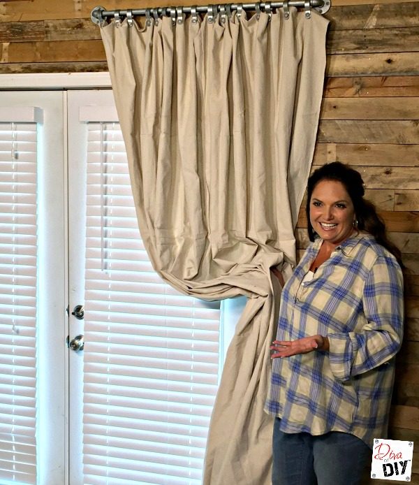 Diy Curtains Out Of Drop Cloths, How To Make Curtains From Drop Cloths