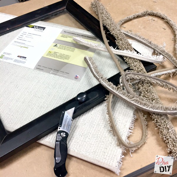 How to Make Carpet Sample Area Rug on a Budget Diva of DIY