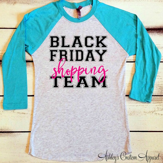 Black Friday Crew Tee Baseball Shirt Black Friday Shirt Shopping with my Crew Black Friday Squad Raglan Black Friday
