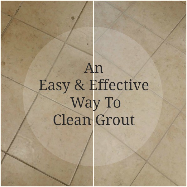 easy and effective way to clean grout