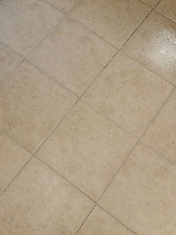 Cleaning tip! How to remove grout stains the easy way! If it will work on my workshop type floor, it will work for you! I'm so excited to find this product!