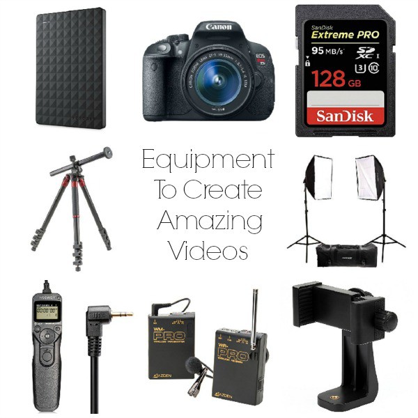 equipment to create amazing videos