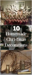 10 Easy Homemade Christmas Decorations | Diva of DIY