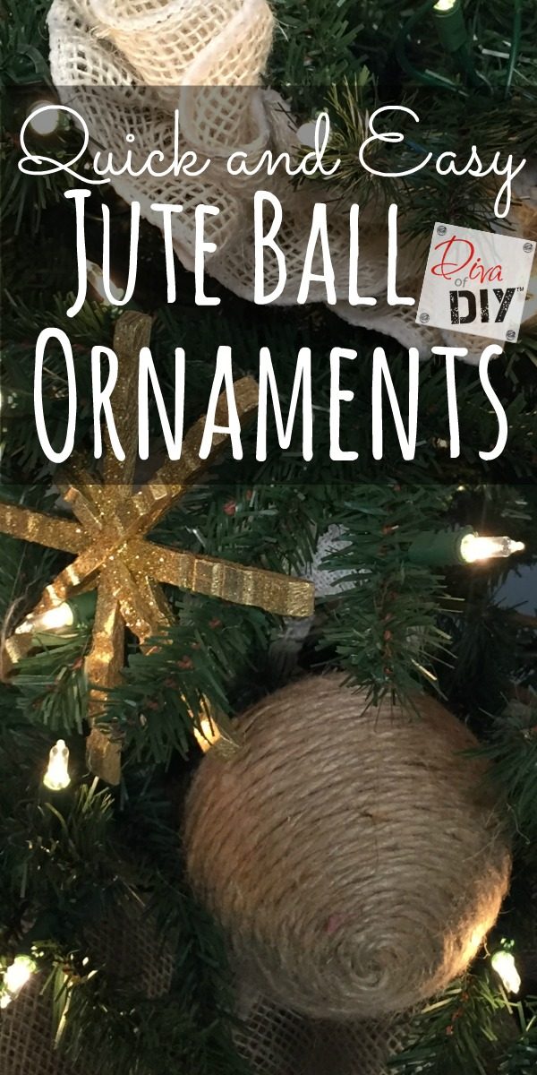 Jute crafts are perfect to add to your rustic Christmas decorations. These inexpensive and easy DIY jute ornaments are a great way to upcycle old ornaments!