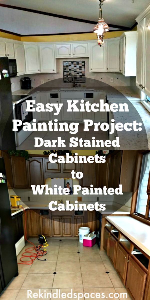 Are your tired oak kitchen cabinets ready for a makeover? Tips and tricks from a professional for painting kitchen cabinets with bonus makeover design tips!