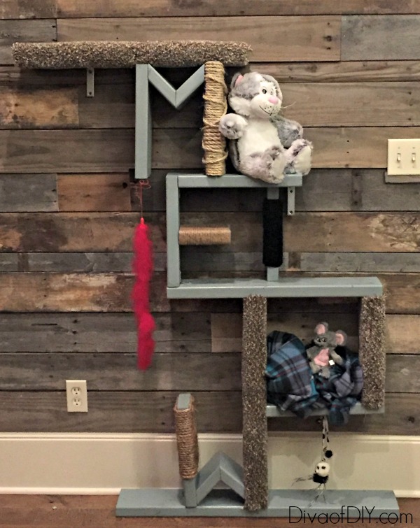 DIYcatscratchpostshelf14 Diva of DIY