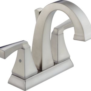 This centerset faucet is an easy update for your bathroom vanity