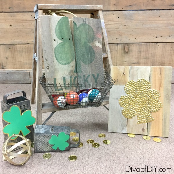 Simple St Patrick’s Day Rustic Decor Sign