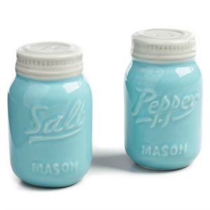 This adorable salt and pepper set adds just the right amount of color