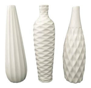 These 3 large vases would look amazing grouped on your farmhouse table