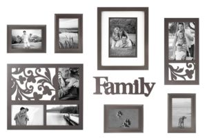 Create the perfect gallery wall with this family frame set