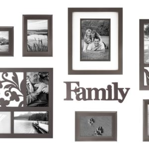 Create the perfect gallery wall with this family frame set