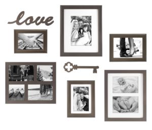 This 8 piece gallery wall set is perfect to create a gallery wall.