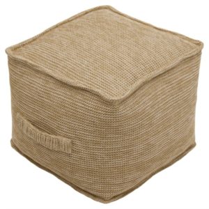 This poufs add extra seating for our stylish outdoor patio