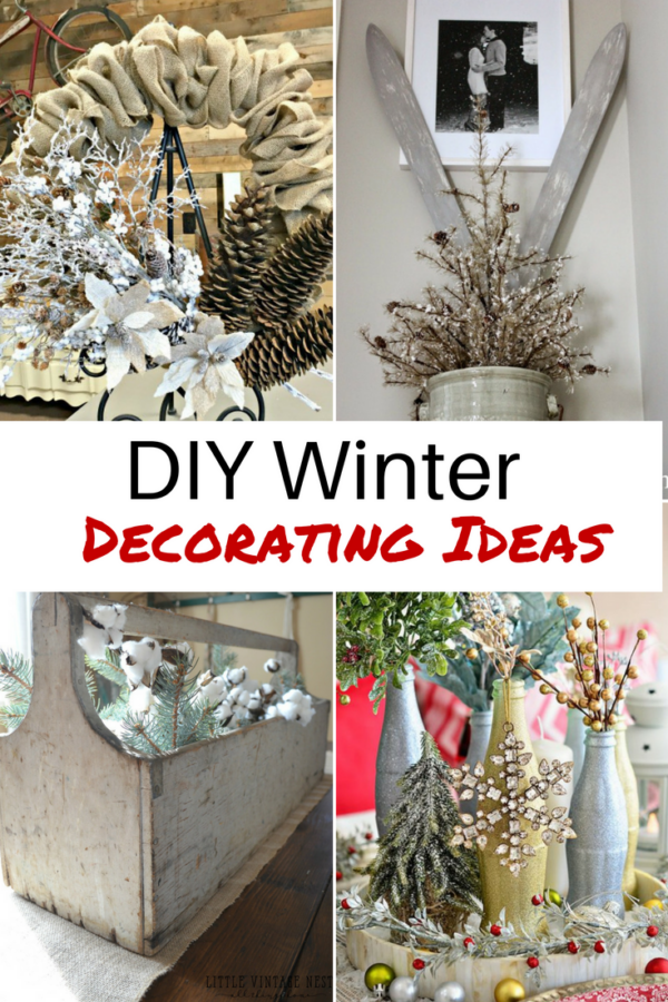 DIY Winter Decorating Ideas | Diva of DIY