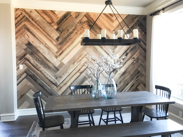 Madeira Accent Wall Herringbone Wall