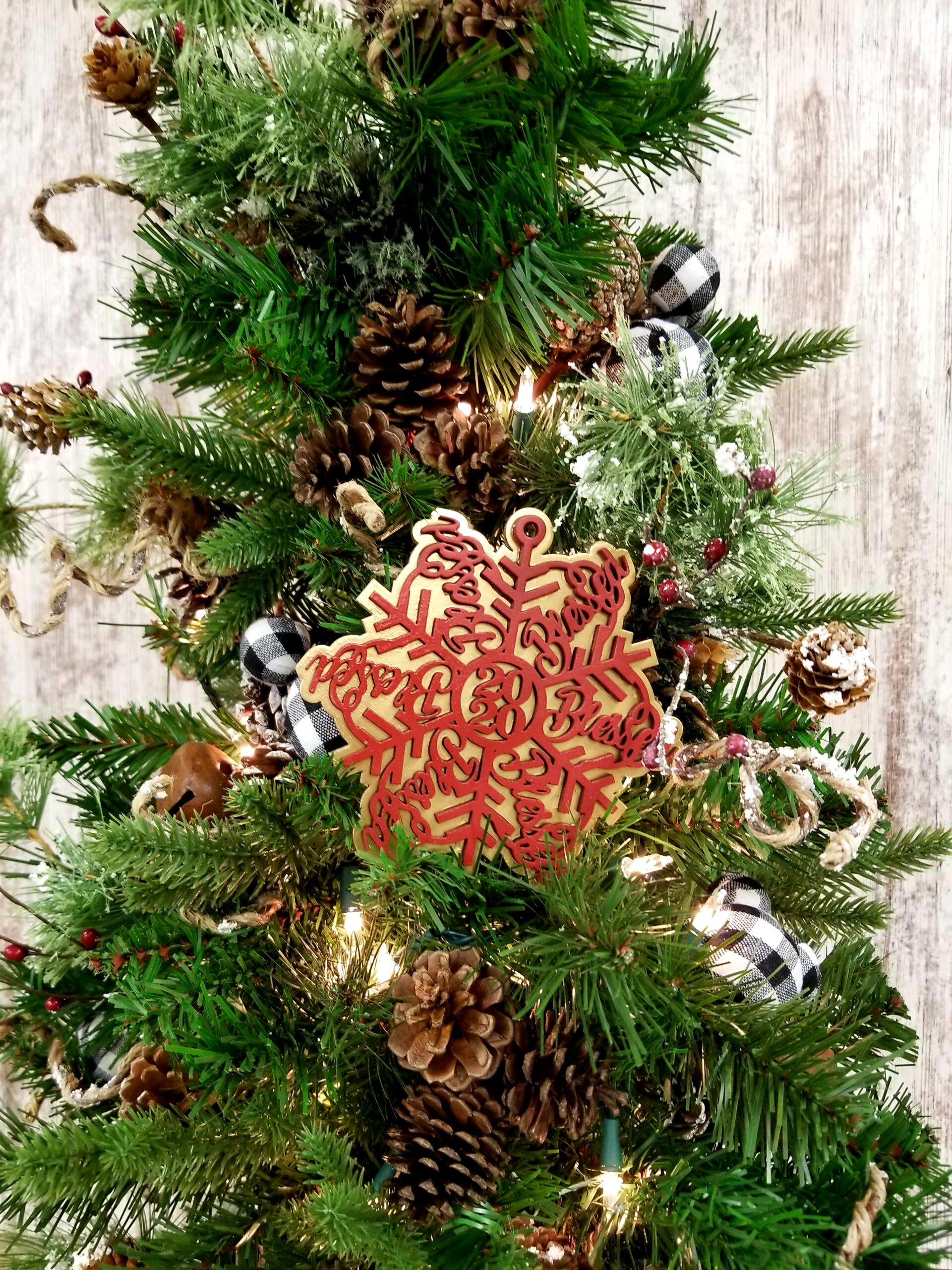 Blessed 2020 Snowflake Christmas Ornament