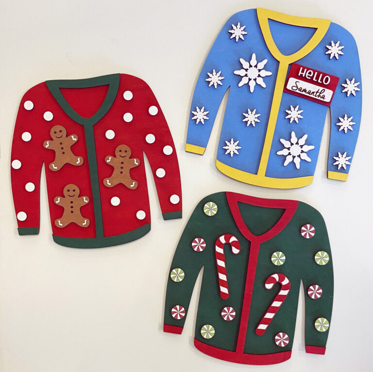 Ugly Christmas Sweater DIY Craft Kit