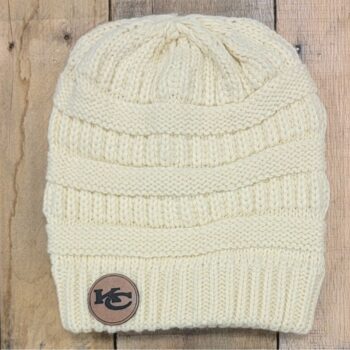 KC Chiefs Cable Knit Beanie